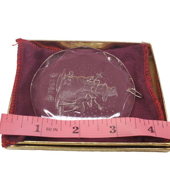 Vintage Christmas Treasures Snowman Ornament 1981 Collectors Ornament - Picture 10 of 11